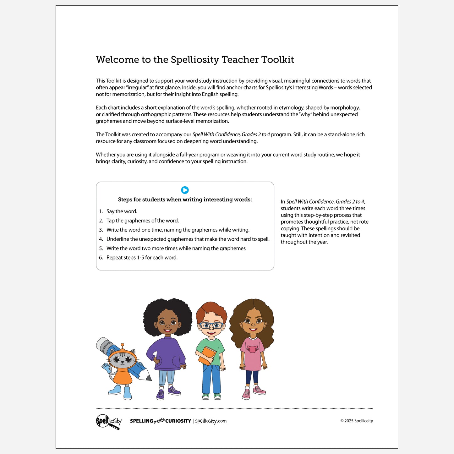 Introduction page for Teacher Toolkit digital book.