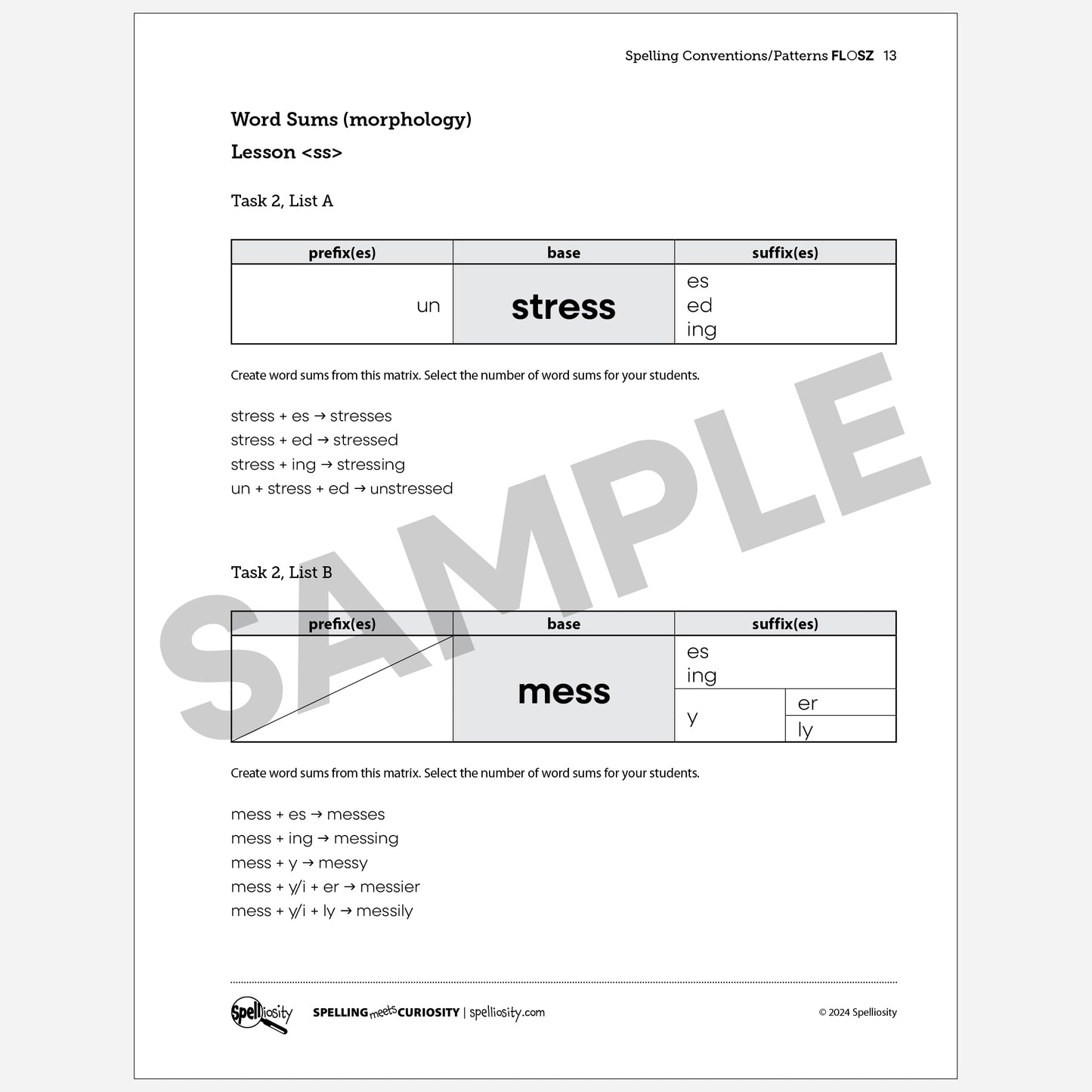 Free Package - <ll>, <zz> & <ff>, <ss>