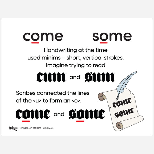 Anchor Chart – come / some