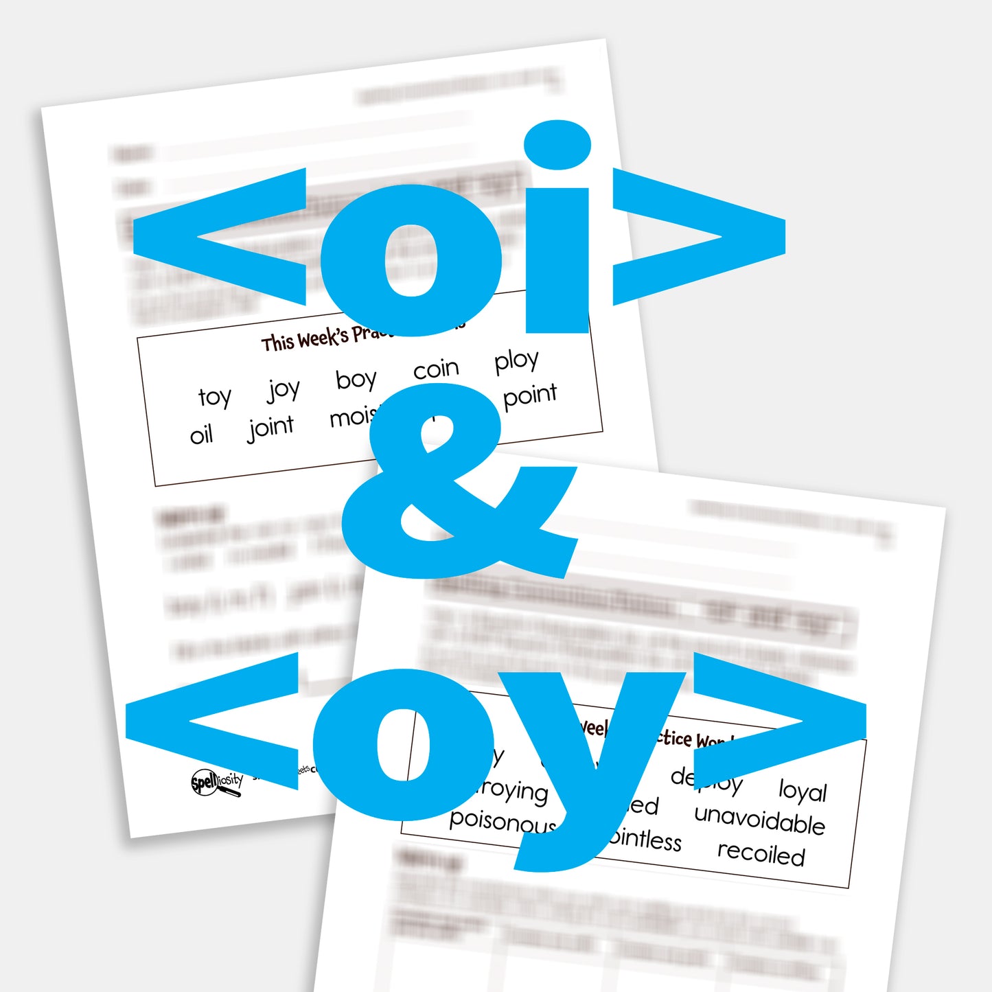 <oi> and <oy> Spelling Patterns