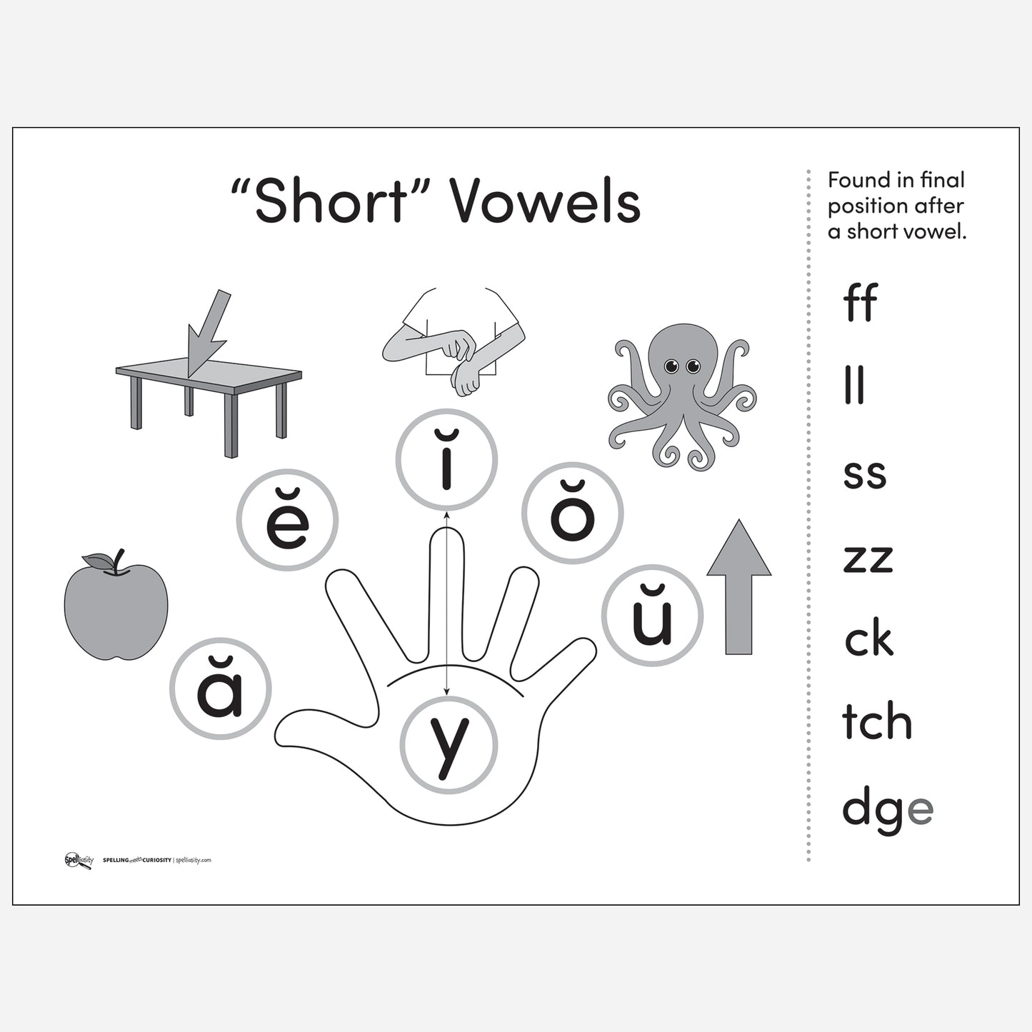 Anchor Chart - Short Vowels With FLOSZ