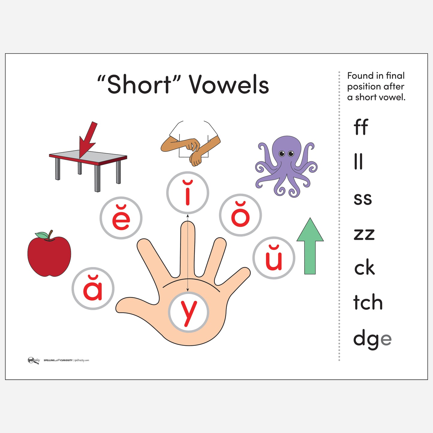 Anchor Chart - Short Vowels With FLOSZ